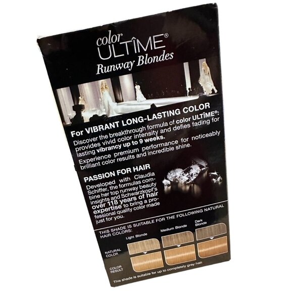 Schwarzkopf 8.0 Medium Blonde Vibrant Long Lasting Color Permanent New - Picture 2 of 3